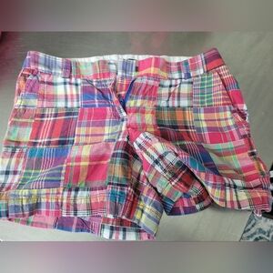 JCrew madras shorts